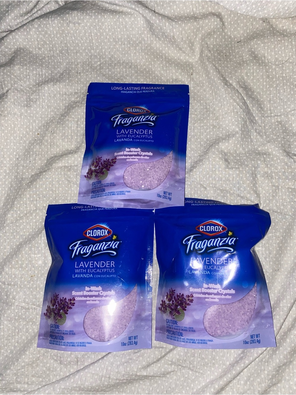 Clorox Fraganzia Lavender with Eucalyptus Scent Booster Crystals - 3 pack